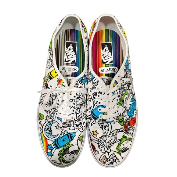 Vans X Crayola-DIY-Do It Yourself Authentic Shoes Men\'s Size 12 main image 4